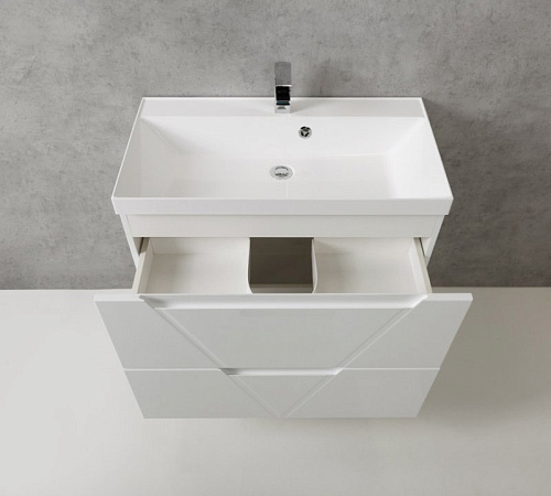 Тумба для комплекта BelBagno VITTORIA-800-2C-SO-BL bianco lucido