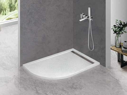 Душевой поддон Cezares 120х80 TRAY-AS-RH-120/80-30-W-R белый