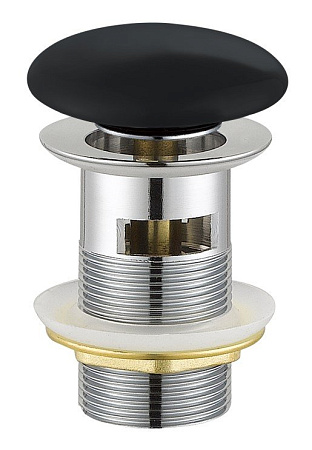 Донный клапан Cezares Czr CZR-SAT7-NERO черный матовый