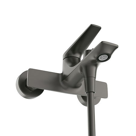 Смеситель для ванны с душем Cezares Liner LINER-VD-GM оружейная сталь