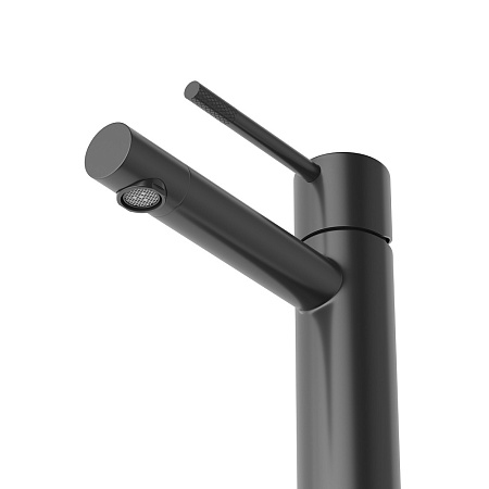 Смеситель для раковины Cezares Relax RELAX-LS2-NOP с донный клапаном, черный матовый