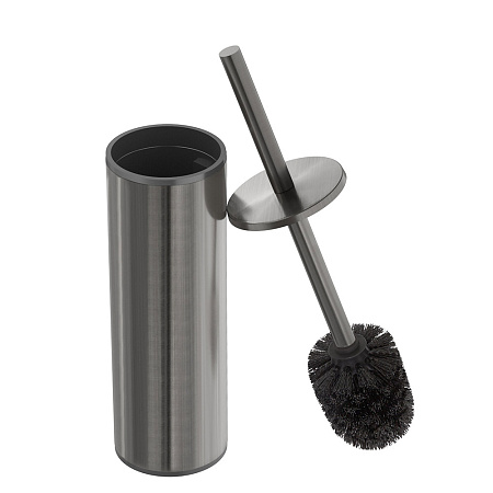 Ершик для унитаза Cezares Relax RELAX-TBS-M-GM оружейная сталь