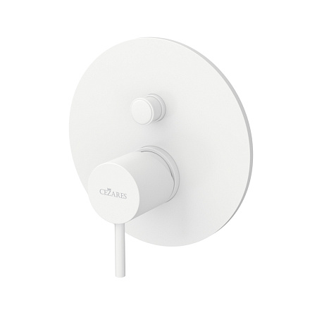 Смеситель для душа Cezares Leaf LEAF-VDIM-L-BIO белый матовый