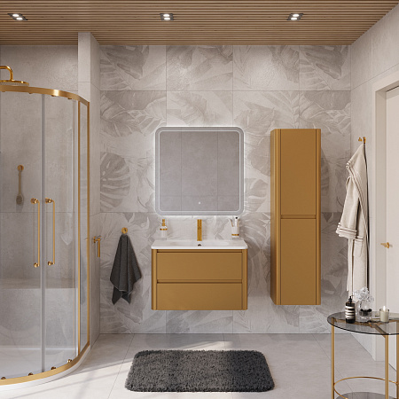 Шкаф-пенал Cezares Relax 40 RELAX-1500-2A-SO-BORO-P брашированное золото