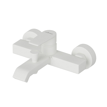 Смеситель для ванны с душем Cezares Nautic NAUTIC-VM-BIO белый матовый