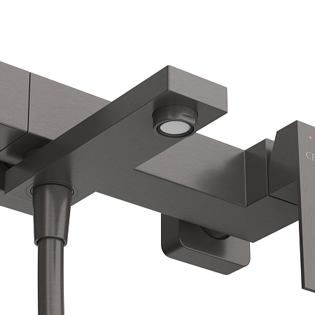 Смеситель для ванны с душем Cezares Slider SLIDER-VD-GM оружейная сталь