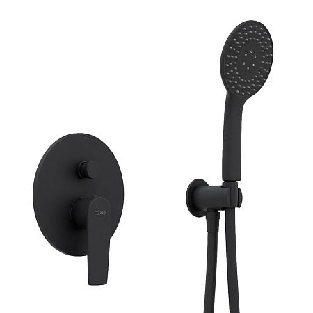 Душевая система Cezares Nautic NAUTIC-DSIP-NOP черный матовый